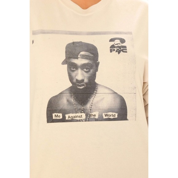 Rock Off officially licensed products Tupac all Eyez Ufficiale Uomo Maglietta Unisex (Small
